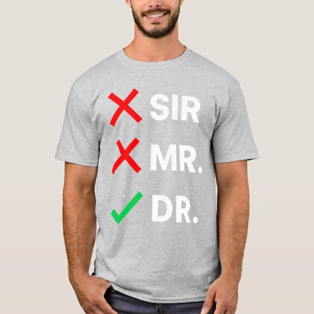 Camiseta de graduación de doctorado (Anverso)