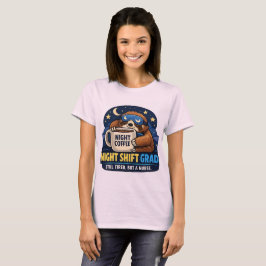 Camiseta de graduación de enfermera perezosa del t