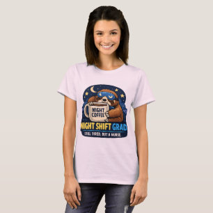Camiseta de graduación de enfermera perezosa del t