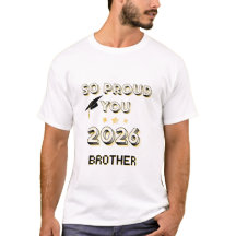 Camiseta de graduación de la orgullosa hermandad d