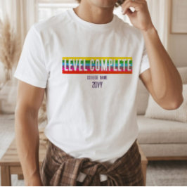 Camiseta de graduación de nivel mínimo completo de