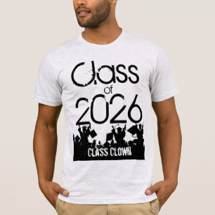 Camiseta de Graduación de Payaso de Clase y Clase