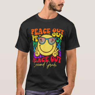 Camiseta de graduación de segundo grado Peace Out 