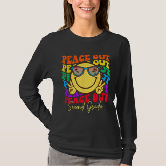Camiseta de graduación de segundo grado Peace Out 