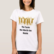 Camiseta de graduación del chica. Graduación El pr