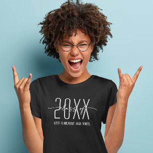 Camiseta de graduación moderna