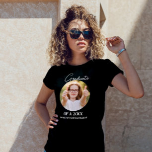 Camiseta de graduación personalizada 2014 en blanc