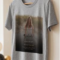 Camiseta de graduación personalizada con nombre y 