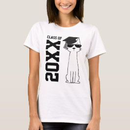 Camiseta de graduada Cool Cat