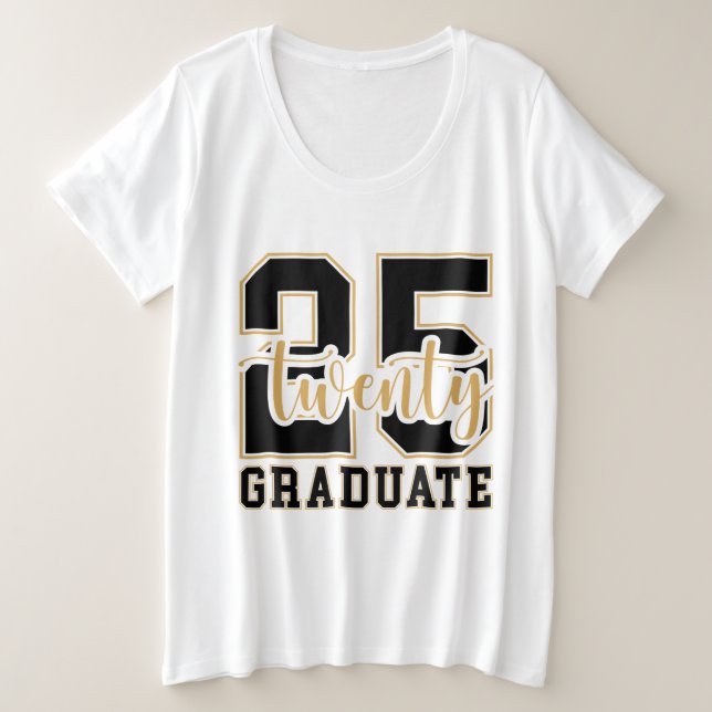 Camiseta de graduado de 2025 (Anverso del diseño)