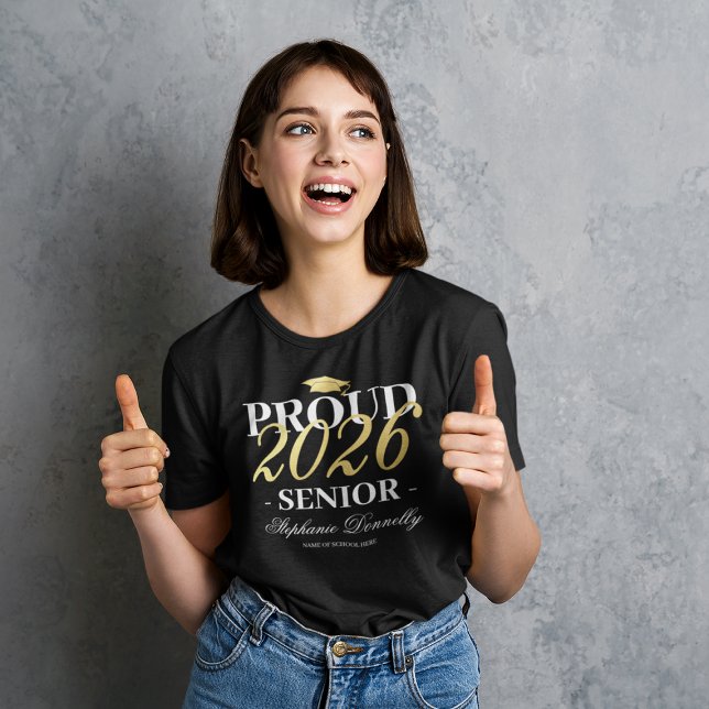 Camiseta de graduado senior orgulloso 2025 (Subido por el creador)