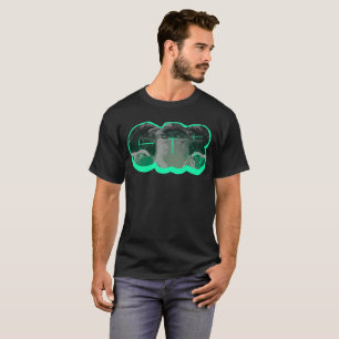 CAMISETA de Graffik del TIRO de NINJA del TAXI de