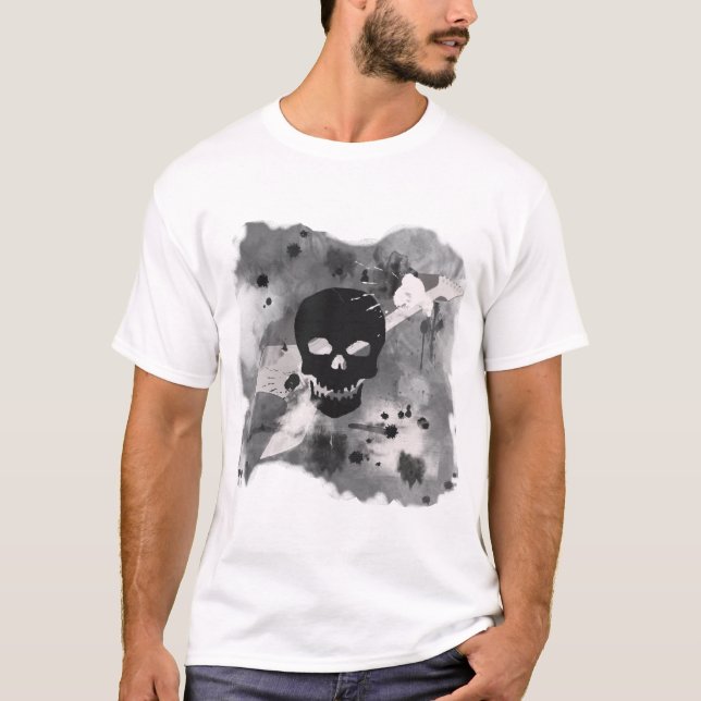 Camiseta de graffiti de cráneo (Anverso)