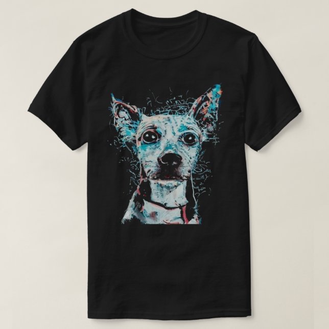 Camiseta de graffiti de perro (Diseño del anverso)