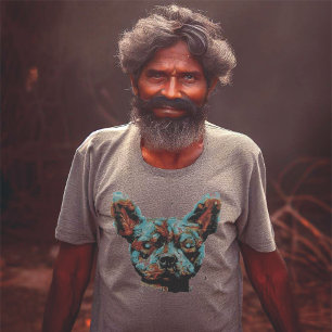 Camiseta de graffiti de perro