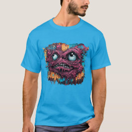 Camiseta de graffiti zombie
