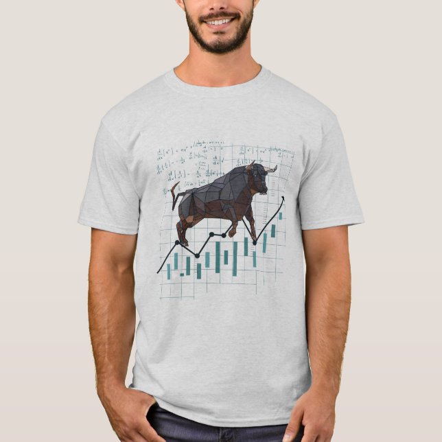 Camiseta de gráfico de mercado alcista (Anverso)