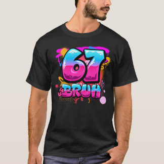Camiseta de grafiti Bold 67 | Camiseta de estilo a