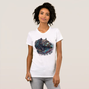 Camiseta de Grafiti Pitbull Rebelde de Concreto