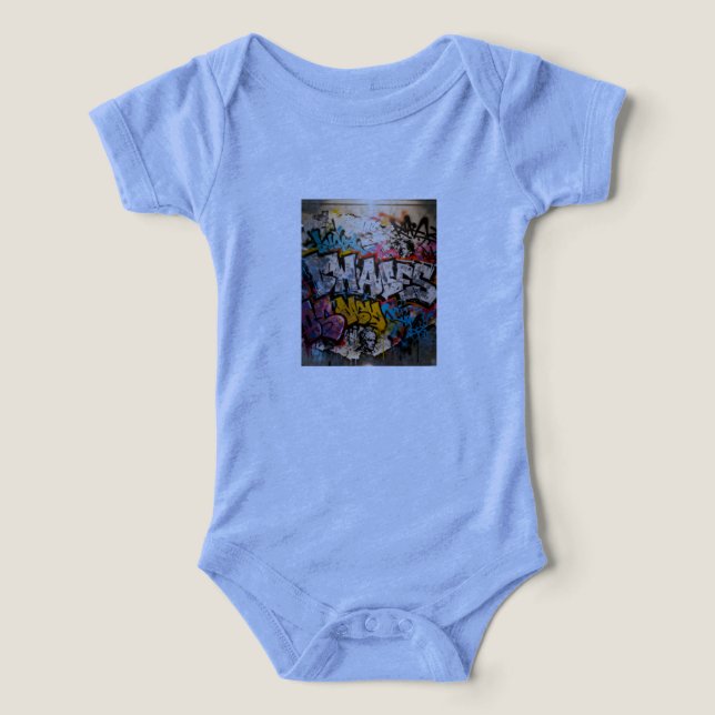 Camiseta de grafiti vibrante (Diseño delantero )