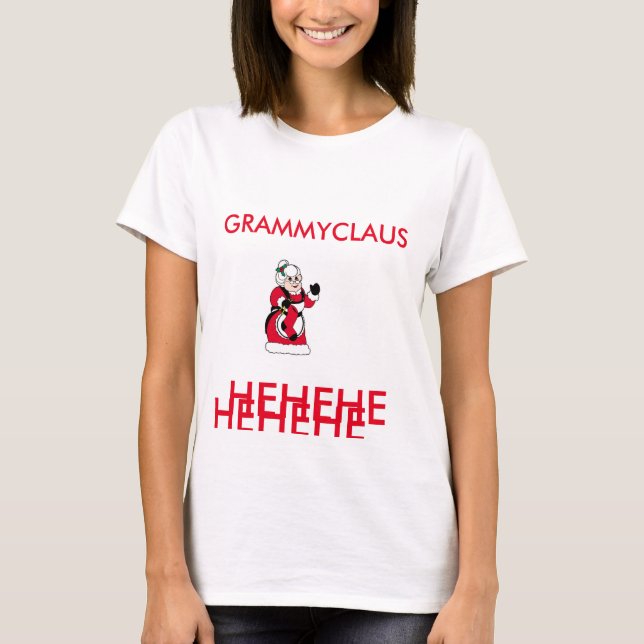 Camiseta de Grammyclaus para el navidad (Anverso)