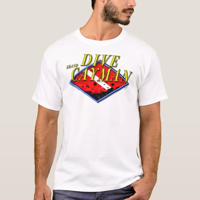 Camiseta de Gran Caimán de la zambullida (Anverso)