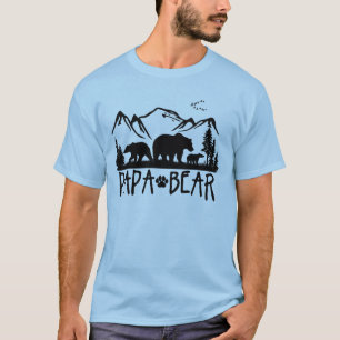 Camiseta de Great Outdoors del oso de la papá