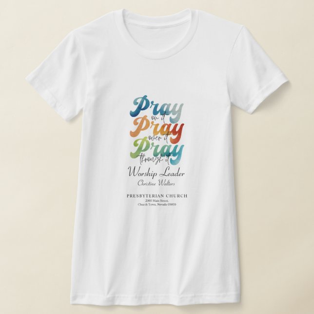 Camiseta de grupo cristiano personalizable (Distribución)