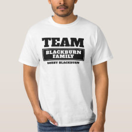 Camiseta de grupo o familia personalizada de equip