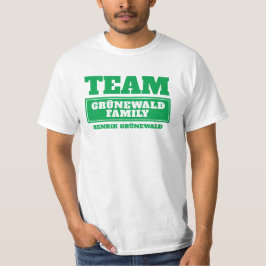 Camiseta de grupo o familia personalizada de Team 