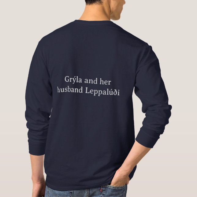 Camiseta de Grýla y Leppalúði (Reverso)