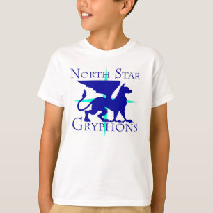 Camiseta de Gryphons de la estrella del norte de
