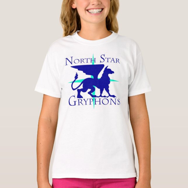 Camiseta de Gryphons de la estrella del norte de (Anverso)