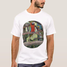 Camiseta de Guacamayo Escarlata