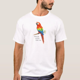 Camiseta de Guacamayo Escarlata - Camisa de Loro C
