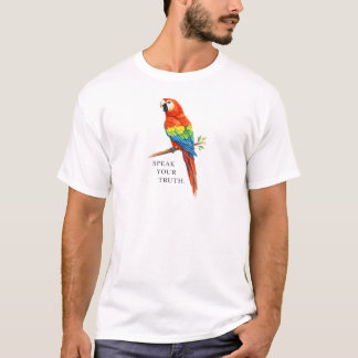 Camiseta de Guacamayo Escarlata - Camisa de Loro C