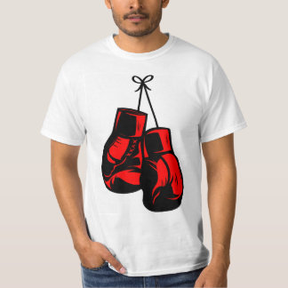 camiseta de guantes de boxeo