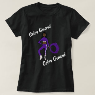 Camiseta de Guardia de Color Púrpura Blanco