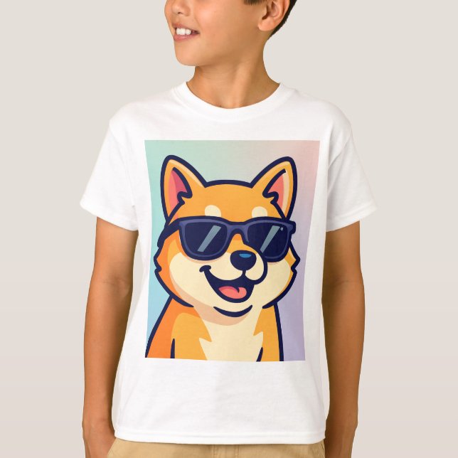 Camiseta de Guay Shiba Meme para niños (Anverso)