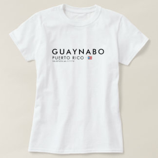 Camiseta de Guaynabo Puerto Rico | Coordinates Tee