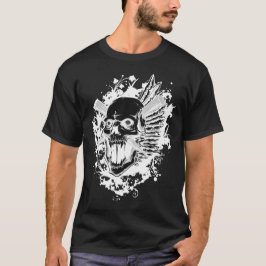Camiseta de Guerrero de Cráneo Gothic Tee
