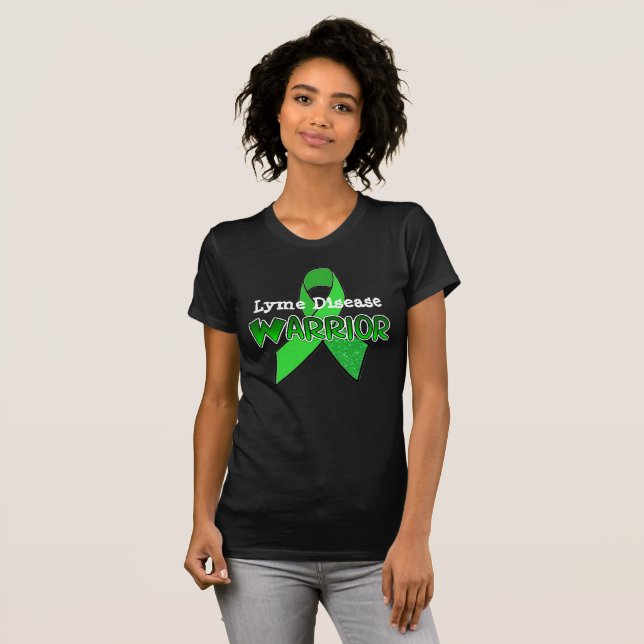 Camiseta de Guerrero de la Enfermedad de Lyme (Anverso completo)