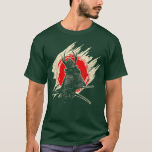 Camiseta de guerrero japonés samurai Japón (2)