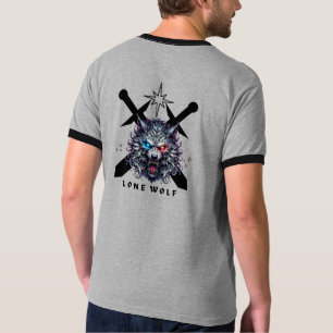 Camiseta de Guerrero Lobo Solitario – Lobo Alfa Fe