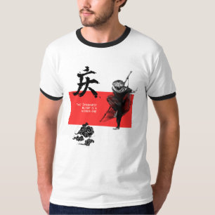 Camiseta de guerrero samurái de hoja oculta – stre