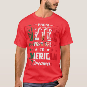 Camiseta De guerreros aztecos a soñadores norteamericanos m