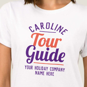 Camiseta de Guía Turístico Impresa en Ambos Lados