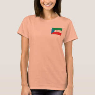 Camiseta de Guinea Ecuatorial Bandera + Mapa