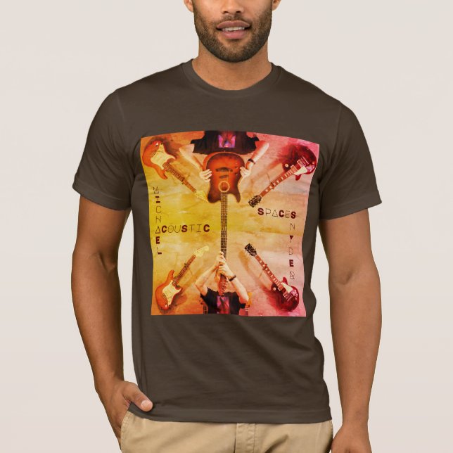 Camiseta de guitarra acústica.  (Anverso)