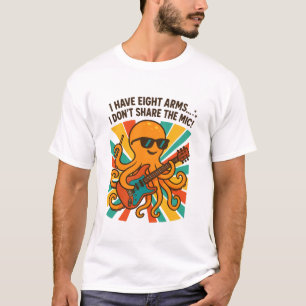 Camiseta de Guitarra de Pulpo